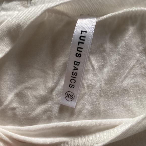 Lulus Basic White Crop Top - Picture 2 of 2